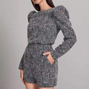 Long sleeve button top set